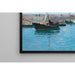 Reproductie van het schilderij L Krems havenplein - Alfred Zoff