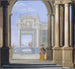 L'entrée van een paleis - Dirck Van Delen — weergave van het kunstwerk