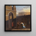 L'esclave Davus et la servante Mysis de l'Andria de Térence - Nicolai Abildgaard — framed artwork on a wall
