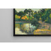 Reproduction of the painting L'étang Au Soleil Couchant, Montfoucault - Camille Pissarro