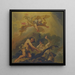L'expulsion of Adam and Eve from paradise - Vicente López Portaña — framed artwork on a wall
