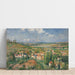 Reproduction of the painting L'hermitage en été, Pontoise - Camille Pissarro