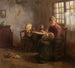 L'tijdstip van de thee - Cornelis Kraan — weergave van het kunstwerk