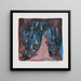 L'homme à l'épée à double tranchant, Vision des sept candélabres - Ernst Ludwig Kirchner — ingelijst kunstwerk aan de muur