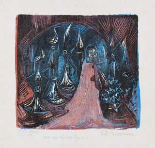 L'homme à l'épée à double tranchant, Vision des sept candélabres - Ernst Ludwig Kirchner