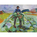 Reproductie van het schilderij L'homme dans le champ de choux - Edvard Munch