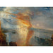 Reproduction of the painting L'incendie des maisons des Lords et des Communes, le 16 octobre 1834 - Joseph Mallord William Turner