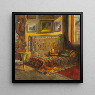 Viktor Kiss - The interior of the artists studio.webp