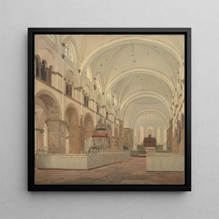 Jrgen Roed - The Interior Of Ribe Cathedral.webp