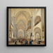 L interieur van de kathedraal van Roskilde - Ditlev Martens — ingelijst kunstwerk aan de muur