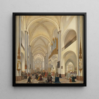 Ditlev Martens - The Interior Of Roskilde Cathedral.webp