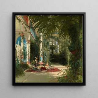 Carl Blechen - The Interior of the Palm House on the Pfaueninsel Near Potsdam.webp