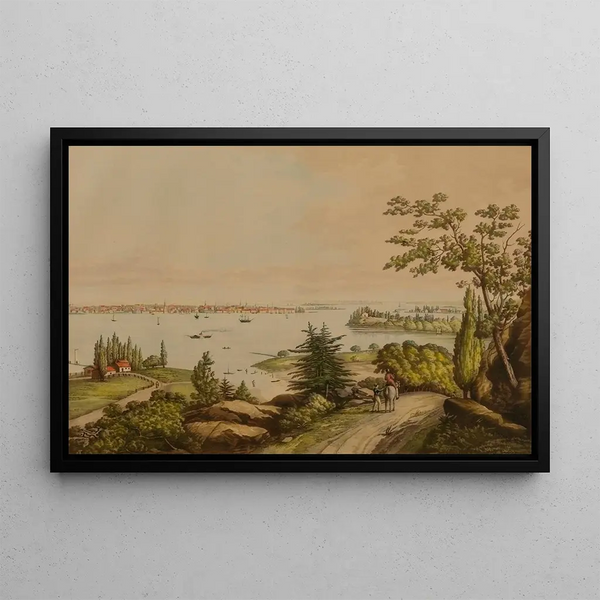 L Augier - New York in 1822 from Weehawken.webp