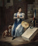 La Femme au chien - L. S. Jean — weergave van het kunstwerk