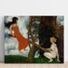 Reproductie van het schilderij De Schommel - Franz von Stuck