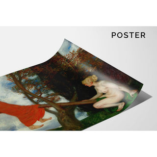 La Balançoire - Franz von Stuck | Reproduction Tableau Décoration murale affiche copie