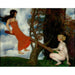 Reproductie van het schilderij De Schommel - Franz von Stuck