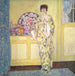 La Chambre Jaune - Frederick Carl Frieseke — weergave van het kunstwerk