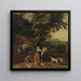De Jacht - Abraham Hondius — ingelijst kunstwerk aan de muur