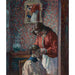 Reproductie van het schilderij La Coiffure - Henri Lebasque