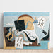 Reproductie van het schilderij La Colombe Poignardée - Louis Marcoussis