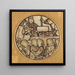 La Construction du Temple - Sir Edward Coley Burne-Jones — wandpresentatie van het kunstwerk