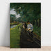 Reproductie van het schilderij La Corderie à Edam - Max Liebermann