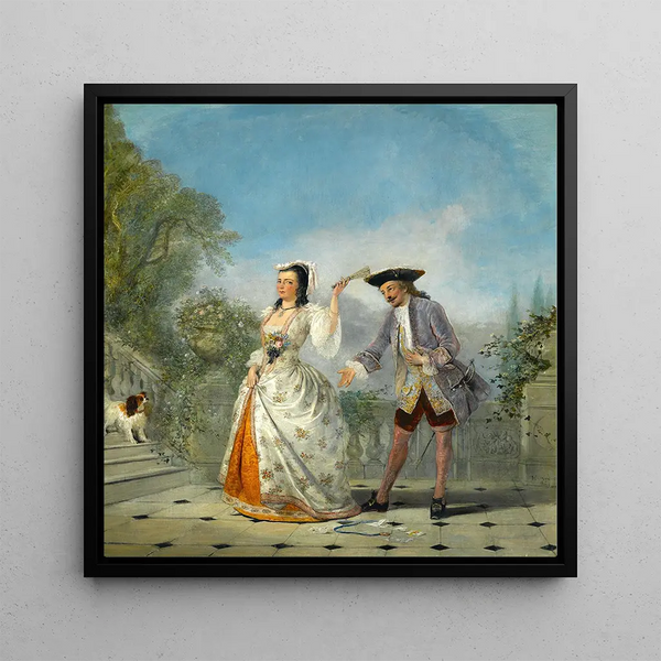 La Cour amoureuse réticente - Henry Andrews