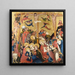 De Kruisiging - Meester van de Midden-Rijn — ingelijst kunstwerk aan de muur