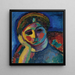 De denkende vrouw - Alexej von Jawlensky — ingelijst kunstwerk aan de muur
