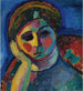 De denkende vrouw - Alexej von Jawlensky — weergave van het kunstwerk