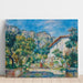 Reproductie van het schilderij La Ferme de Magnanosc of La Villa Raynaud, Grasse - Pierre-Auguste Renoir