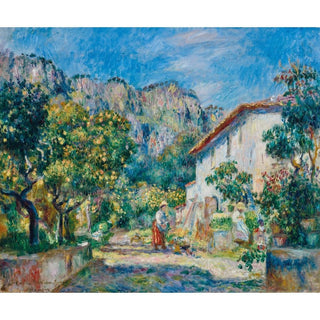 La Ferme de Magnanosc ou La Villa Raynaud, Grasse - Pierre-Auguste Renoir | Reproduction Tableau Décoration murale affiche copie