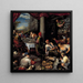 De Feest van Antoine en Cleopatra - Leandro Bassano — ingelijst kunstwerk aan de muur