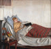La Fille Malade - Michael Ancher — weergave van het kunstwerk