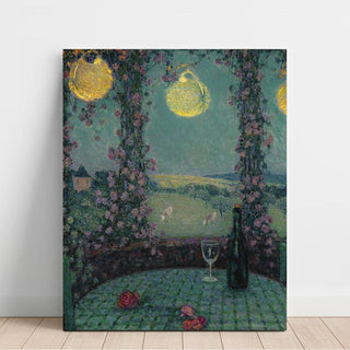 La Gloriette, Gerberoy - Henri Le Sidaner | Reproduction Tableau Décoration murale affiche copie