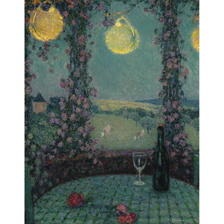 La Gloriette, Gerberoy - Henri Le Sidaner | Reproduction Tableau Décoration murale affiche copie