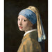 Reproduction of the painting The Girl with a Pearl by Johannes Vermeer