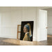Reproduction of the painting The Girl with a Pearl by Johannes Vermeer