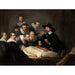 Reproductie van het schilderij De anatomieles van Dr. Tulp - Rembrandt van Rijn