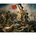 Reproductie van het schilderij De Vrijheid voert het Volk aan - Eugène Delacroix