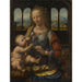 Reproduction of the painting La Madone à l'œillet - Leonardo da Vinci