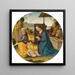 De Madonna en Sint-Jozef die het Kind Jezus aanbidden - Sebastiano di Bartolo Mainardi — wandpresentatie van het kunstwerk