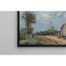 Reproductie van het schilderij La Maison de Monsieur Musy, Route de Marly, Louveciennes - Camille Pissarro