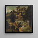La Mort d'Actéon - Jacopo del Sellaio — framed artwork on a wall
