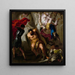 De Dood van Samson - Anoniem — ingelijst kunstwerk aan de muur