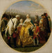 La Musterung à Solenau en 1749 - Karl von Blaas — weergave van het kunstwerk