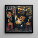 The Nativity with donors Pierre von Clapis and Béla Bonenberg - Barthel Bruyn the Elder — framed artwork on a wall