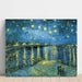 Reproduction of the painting The Starry Night over the Rhône - Vincent Van Gogh
