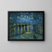 Reproduction of the painting The Starry Night over the Rhône - Vincent Van Gogh
